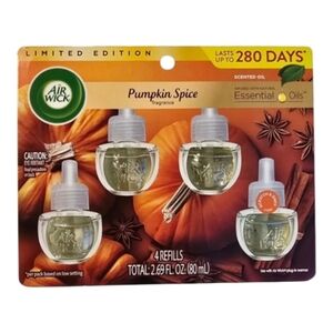Limited Edition Air Wick Pumpkin Spice 4 Pack